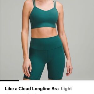 Lululemon Like A Cloud Longline Ribbed Bra 6
